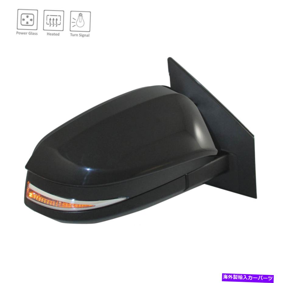 USミラー 交換用の交換客のサイドドアミラーをペイントする準備ができているターン信号付き Replacement Ready to Paint Passenger Side Door Mirror w/Turn Signal【並行輸入品】