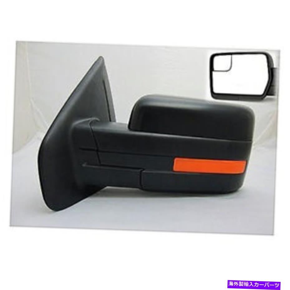 USミラー 2011-2014 Ford F150左手ドライバーサイドパワーミラーペイントに合う Fits 2011-2014 Ford F150 Left Hand Driver Side Power Mirror Paint to Match【並行輸入品】
