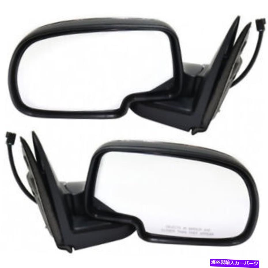 USミラー シボレーシルバラード3500 2001 2002ドアミラードライバーと助手席側ペア For Chevy Silverado 3500 2001 2002 Door Mirror Driver & Passenger Side Pair【並行輸入品】