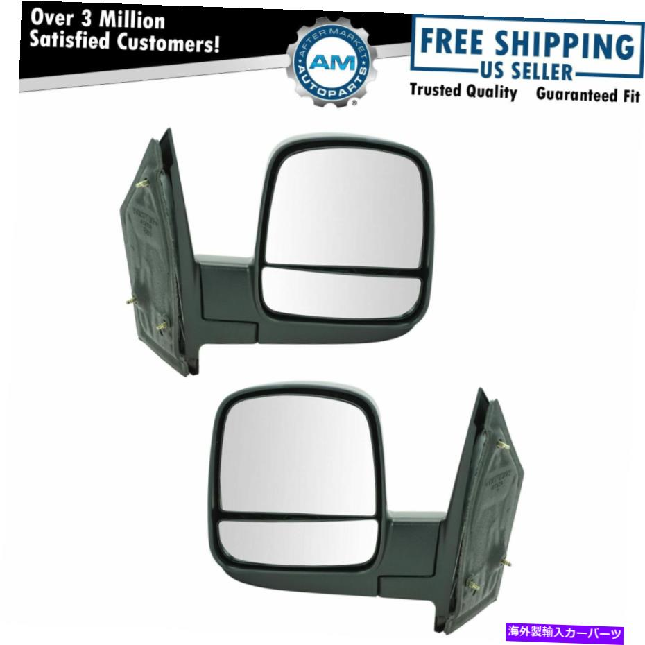 USミラー サイドミラーマニュアル左と右ペア08-13シボレーエクスプレスGMCサバナバン Side Mirror Manual Left & Right Pair Set for 08-13 Chevy Express GMC Savana Van【並行輸入品】 44,022円