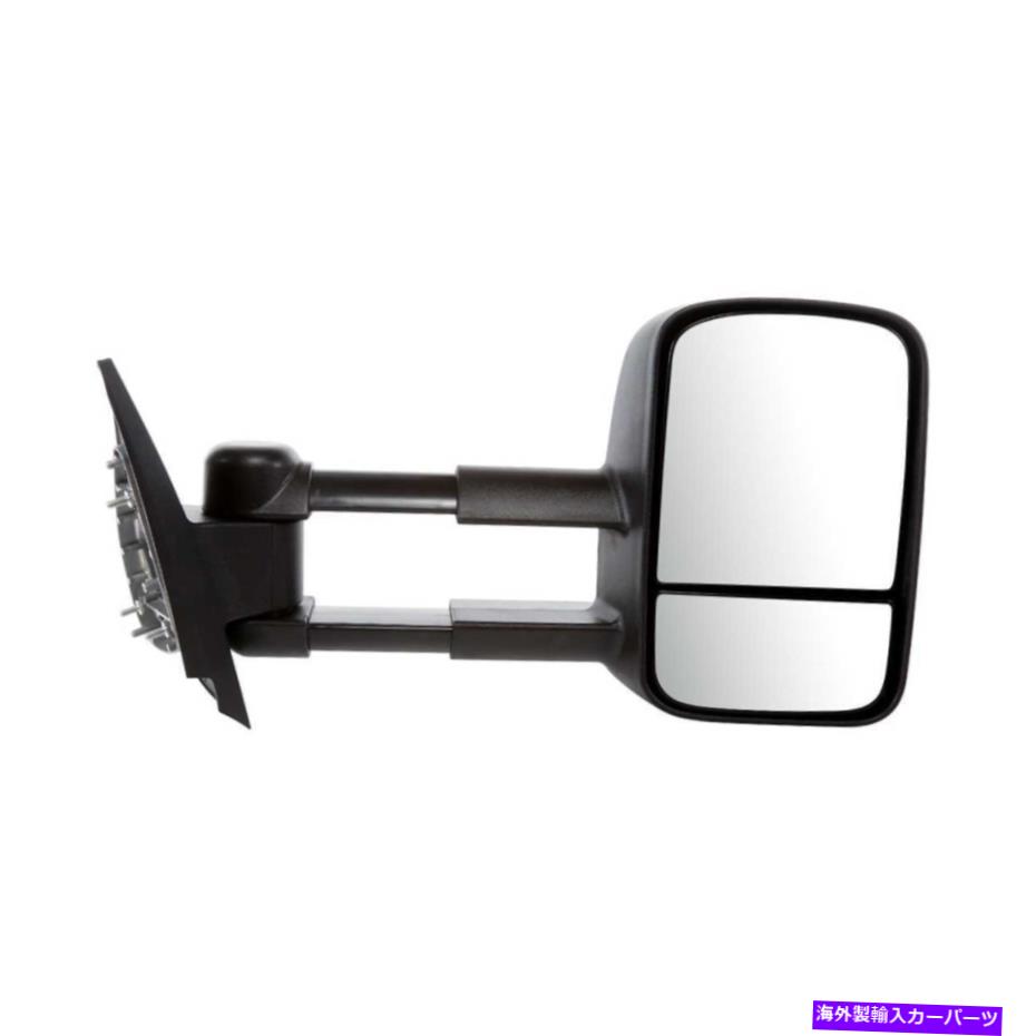USミラー 2007-2012 2013 GMC Sierra Silverado 1500マニュアル牽引乗客サイドミラー For 2007-2012 2013 GMC Sierra Silverado 1500 Manual Tow Passenger Side Mirror【並行輸入品】