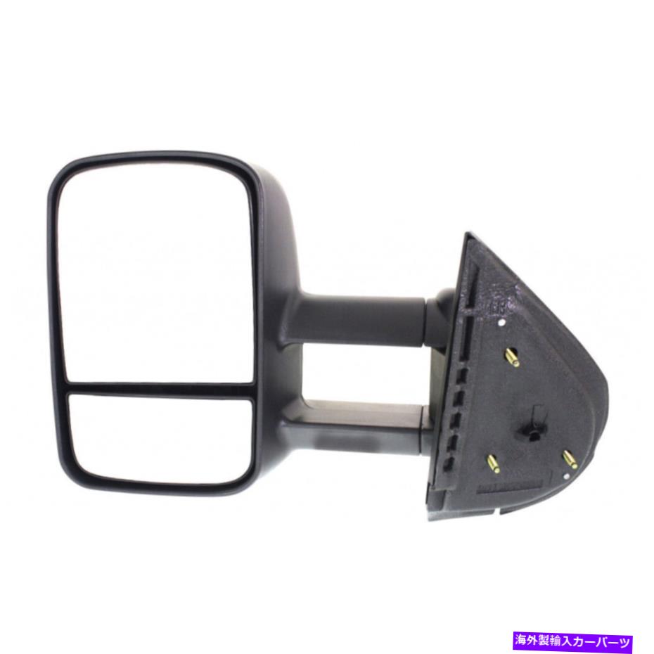 USミラー GMC Sierra 1500 2007-2013ミラードライバーサイドマニュアル牽引 For GMC Sierra 1500 2007-2013 Mirror Driver Side Manual Towing【並行輸入品】