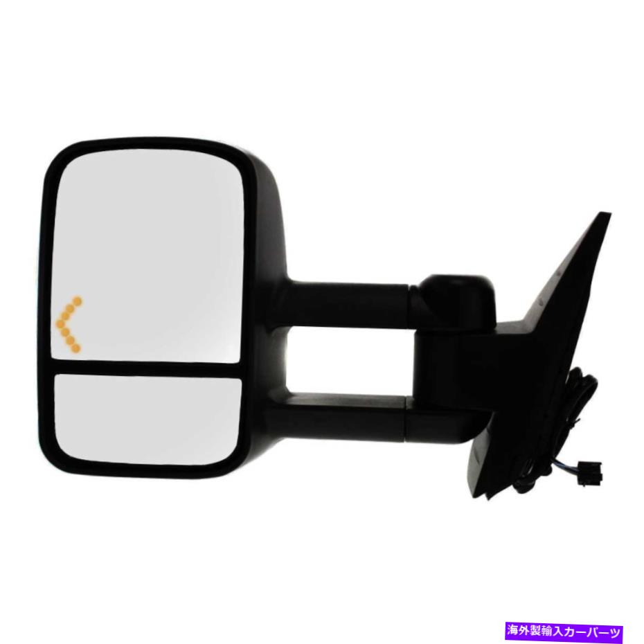 USミラー 2007-2012 2013 Silverado 1500 Power Heated Tow LED信号ドライバーサイドミラー For 2007-2012 2013 Silverado 1500 Power Heated Tow LED Signal Driver Side Mirror【並行輸入品】