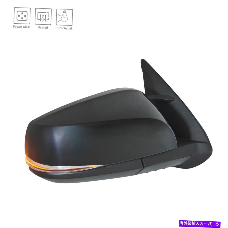 USミラー 交換用の交換客のサイドパワードアミラーをペイントする準備ができているターン信号付き Replacement Ready to Paint Passenger Side Power Door Mirror w/Turn Signal【並行輸入品】 43,098円