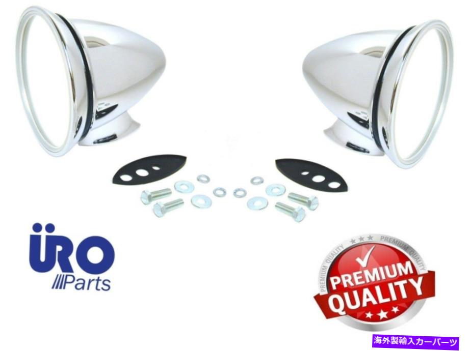 USミラー アルファロメオアストンマーティンブレットスタイル左＆右ドアミラーセットウロGT400ミール ALFA ROMEO ASTON MARTIN Bullet STYLE Left & Right Door Mirror SET URO GT400 MIR【並行輸入品】