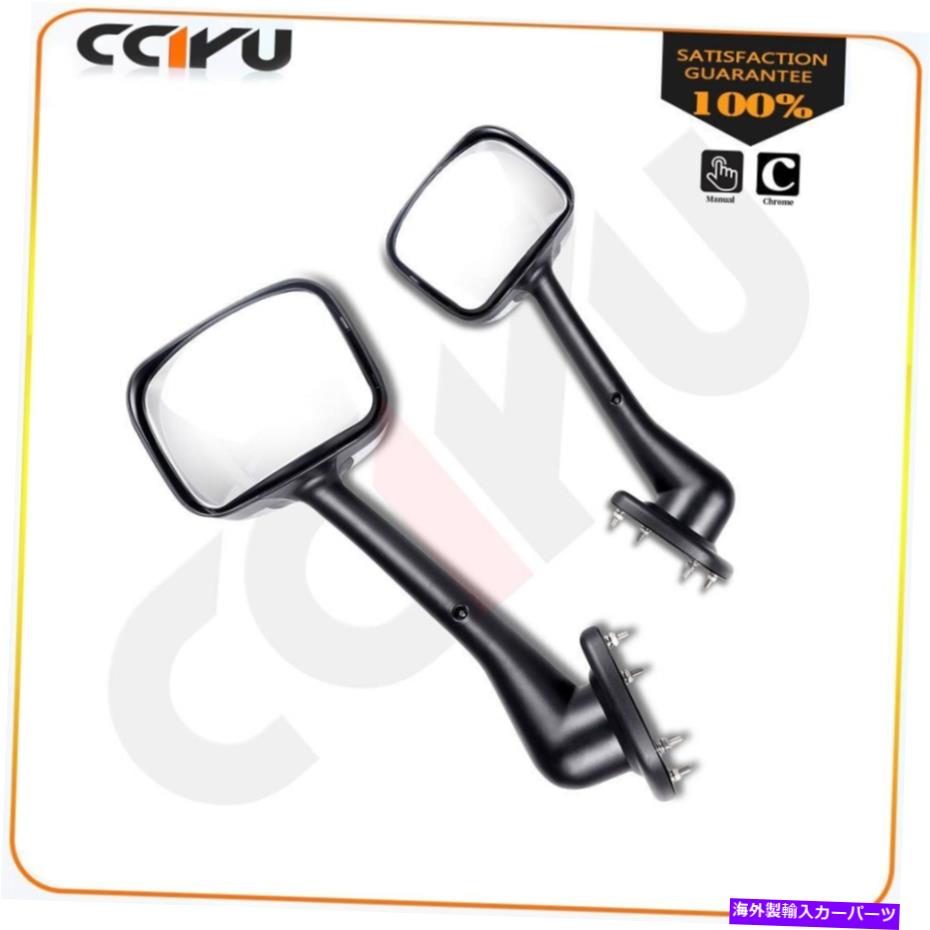 USミラー 08-18のFreightliner CascadiaトラックフードミラーChromeLH+RHサイドマニュアル For 08-18 Freightliner Cascadia Truck Hood Mirrors Chrome LH+RH Side Manual【並行輸入品】