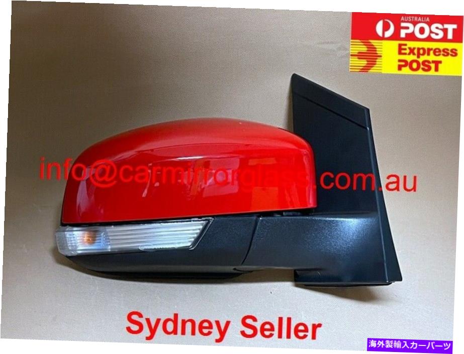 USミラー フォードフォーカスのための新しいドアミラー2011-2018 LW LZ右ドライバーサイド、赤、マニュアルFO NEW DOOR MIRROR FOR FORD FOCUS 2011-2018 LW LZ Right Driver Side, RED,Manual Fo【並行輸入品】