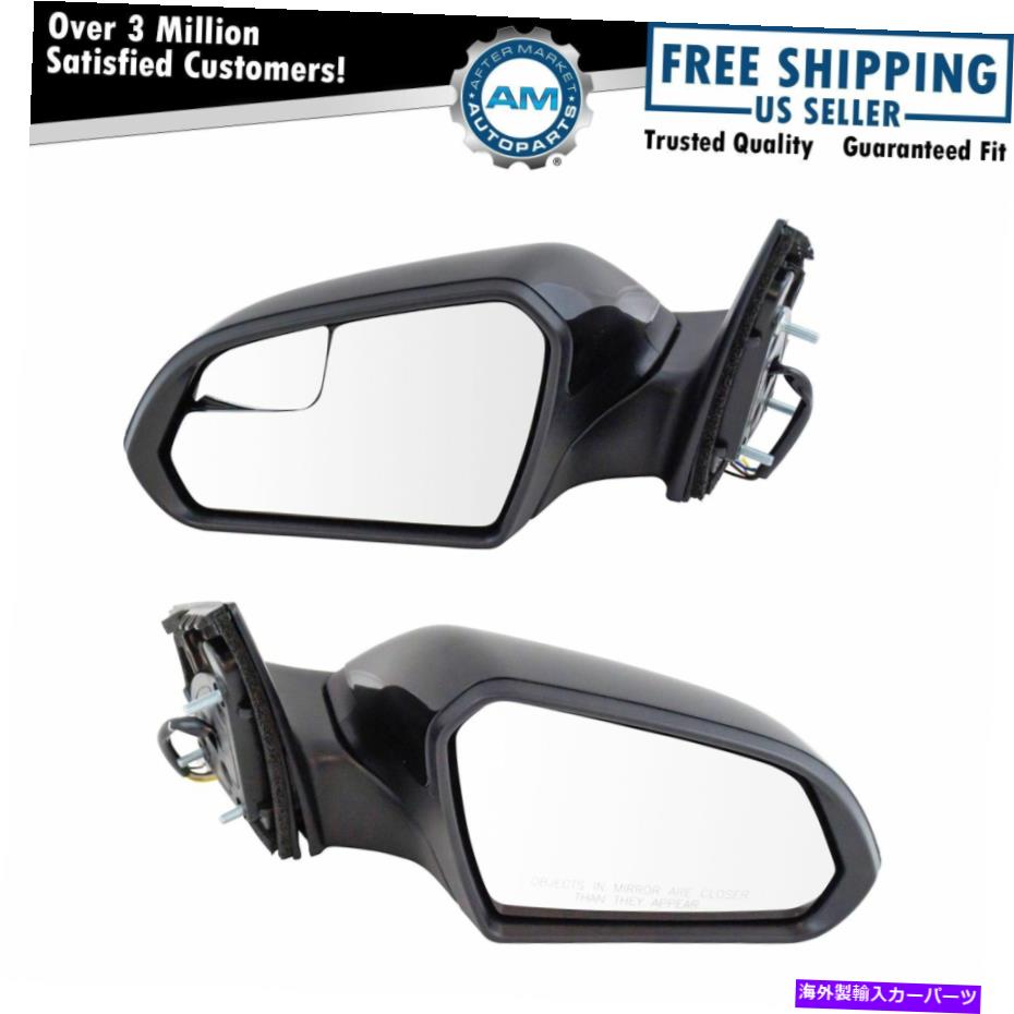USミラー ミラーパワー加熱された滑らかなブラックペアセット2のSonata New Mirror Power Heated Smooth Black Pair Set of 2 for Sonata New【並行輸入品】