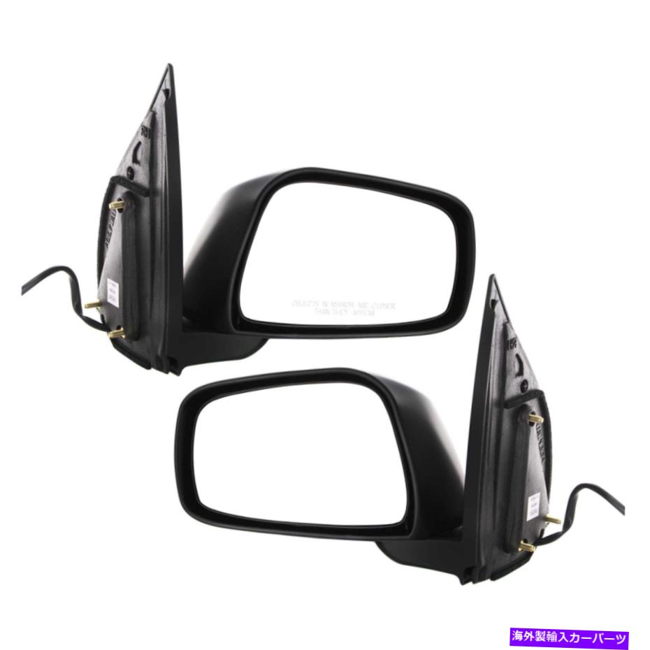 USミラー 日産フロンティア2005-2015ペアの2ドアパワーミラー（LH＆RHサイド）の新しいセット New Set of 2 Door Power Mirror (LH & RH Side) for Nissan Frontier 2005-2015 Pair【並行輸入品】