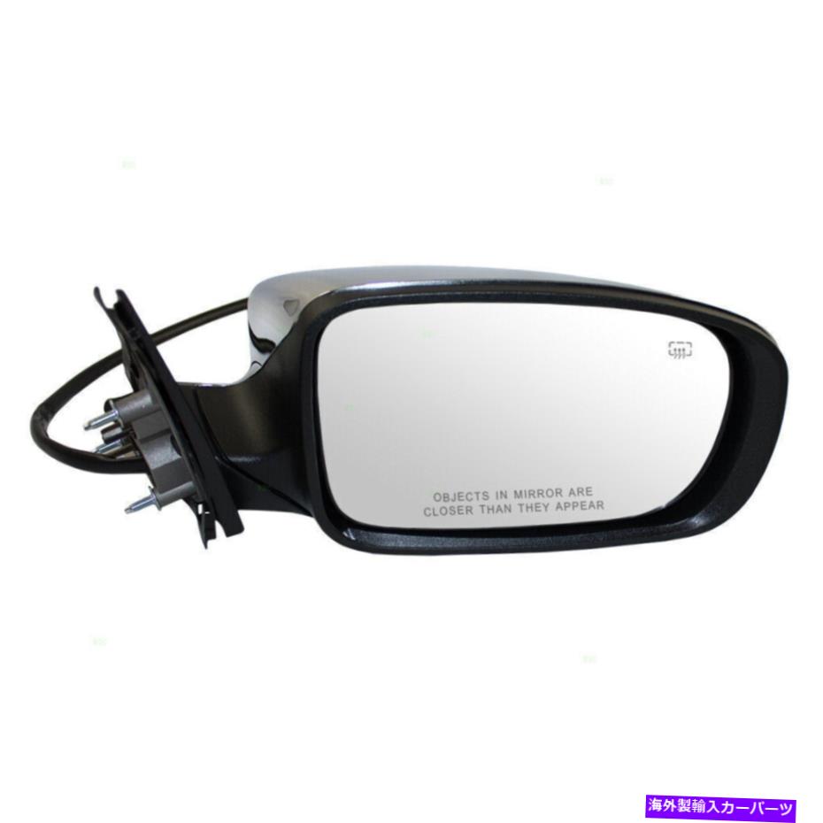 USミラー 乗客のパワーサイドミラー加熱メモリクロムカバー11-18クライスラー300 Passengers Power Side Mirror Heated Memory Chrome Cover for 11-18 Chrysler 300【並行輸入品】