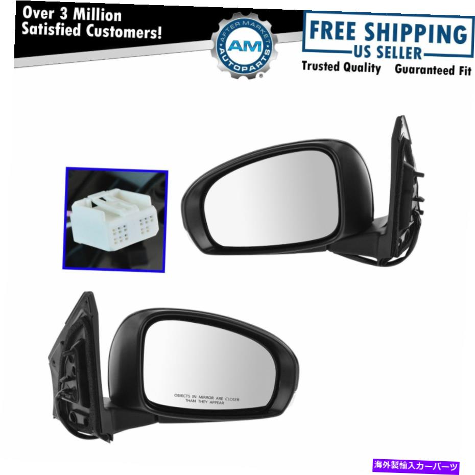 USミラー ミラーパワー加熱信号lh左RH右ペアセット12-15サイオンIQ Mirror Power Heated Signal LH Left RH Right Pair Set for 12-15 Scion iQ【並行輸入品】