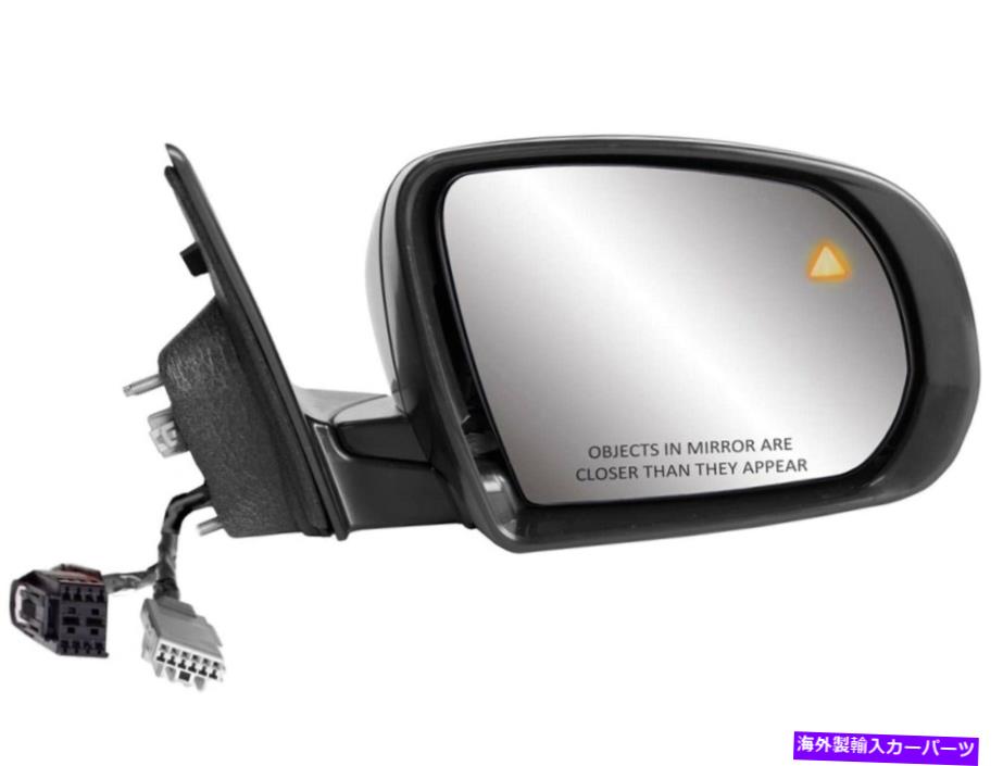 USミラー 2017-2022コンパスミラー加熱信号BSDクロムトリム助手右側 For 2017-2022 COMPASS Mirror Heated Signal BSD Chrome Trim Passenger Right Side【並行輸入品】