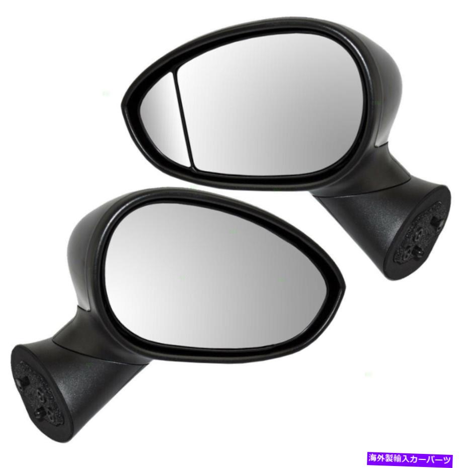 USミラー ペアセットパワーサイドビューミラー加熱タイプ1ガラスハウジング12-17フィアット500 Pair Set Power Side View Mirrors Heated Type 1 Glass Housing for 12-17 Fiat 500【並行輸入品】
