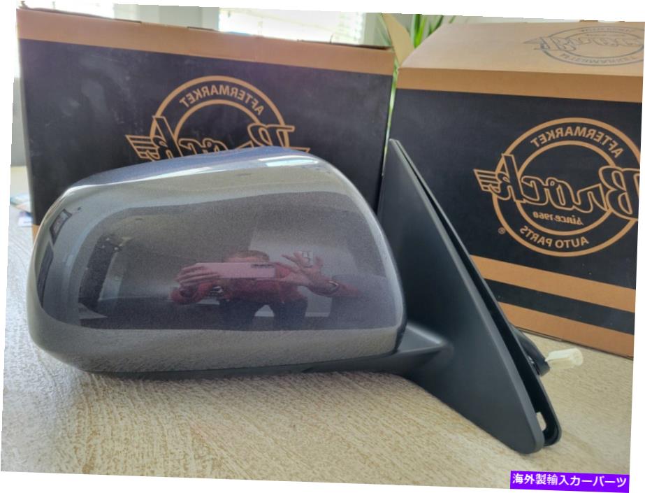 USミラー 新しいグレーの助手席サイドパワーミラー2008-13トヨタハイランダーが暖房されている NEW GRAY Passenger Side Power Mirror fits a 2008-13 Toyota Highlander Heated【並行輸入品】