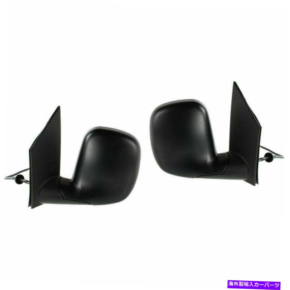 USミラー 新しいフィット1996-2002シボレーエクスプレス1500 LH＆RHパワードアミラーテクスチャ New Fits 1996-2002 Chevrolet Express 1500 LH & RH Power Door Mirror Textured【並行輸入品】