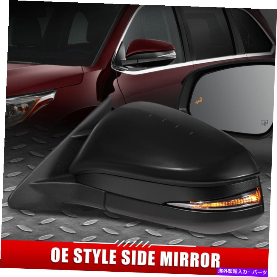 USミラー 17-19のトヨタハイランダーパワー+加熱+ターンシグナル+BSD左側のドアミラー FOR 17-19 TOYOTA HIGHLANDER POWERED+HEATED+TURN SIGNAL+BSD LEFT SIDE DOOR MIRROR【並行輸入品】