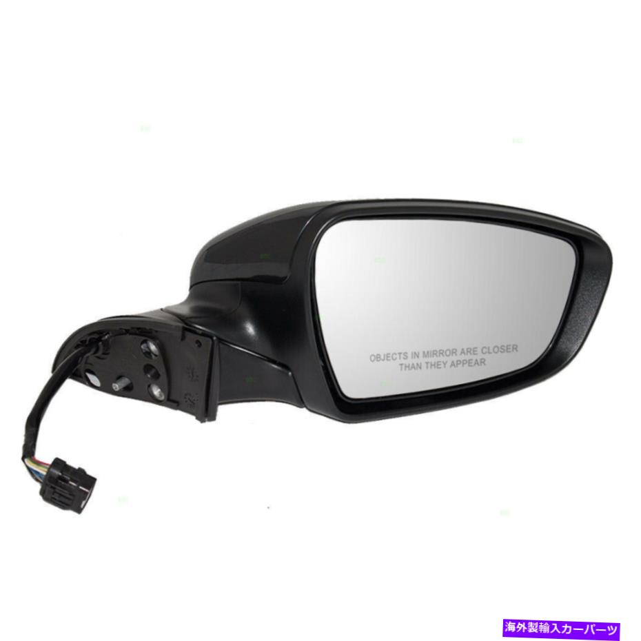 USミラー 新しい乗客の電力折りたたみサイドミラー加熱信号14-16 Kia forte＆forte5 New Passengers Power Fold Side Mirror Heated Signal for 14-16 Kia Forte & Forte5【並行輸入品】