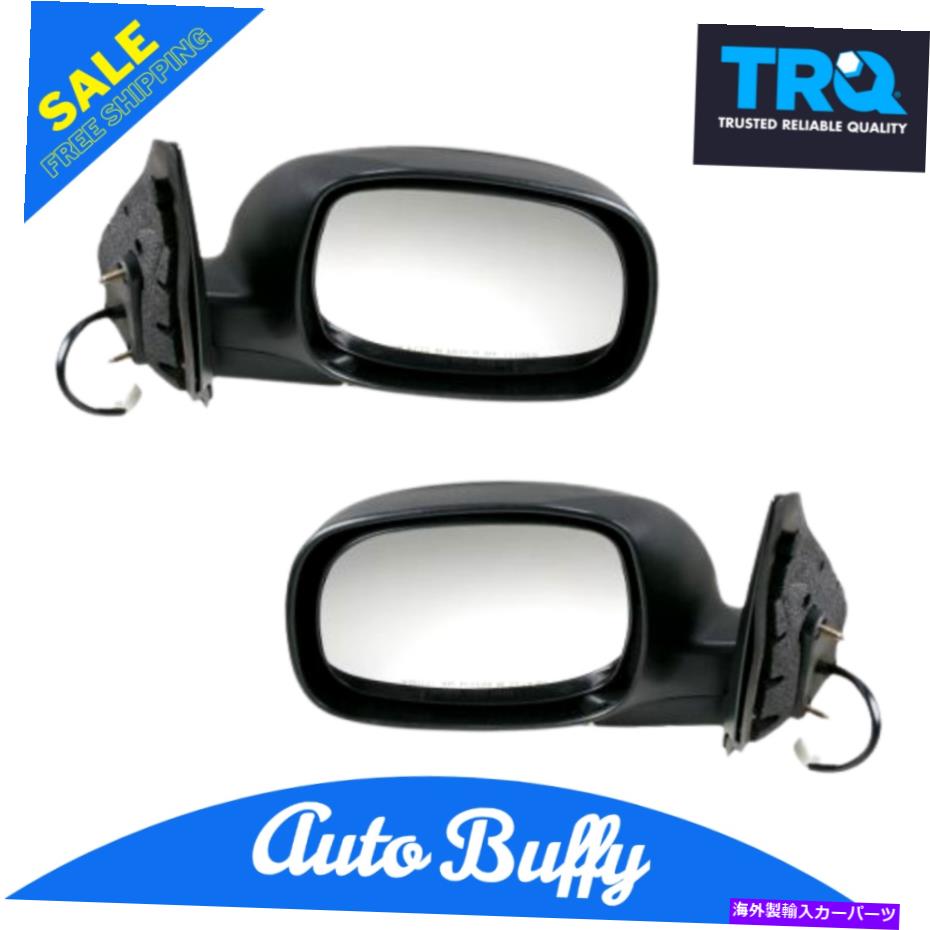 USミラー TRQフォールディングパワーミラーブラックペアセット2キットのセットトヨタツンドラセコイア TRQ Folding Power Mirror Black Pair Set of 2 Kit Fits Toyota Tundra Sequoia【並行輸入品】