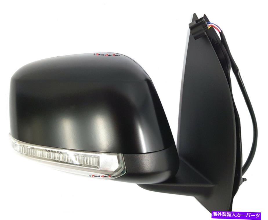 USミラー * Nissan Pathfinder R51 2005-2013のための新しい*ドアミラー（エレクトリックブラックLED） *NEW* DOOR MIRROR (ELECTRIC BLACK LED) for NISSAN PATHFINDER R51 2005-2013 RIGHT【並行輸入品】