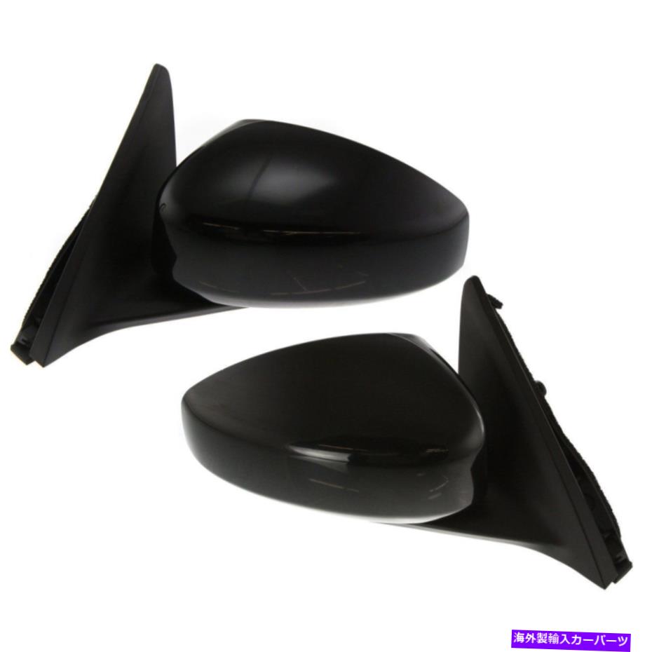 USミラー 2003-2007 G35クーペ向けの新しいドライバーと助手席のパワーミラーセット New Driver & Passenger Side Power Mirror Set For 2003-2007 G35 Coupe【並行輸入品】
