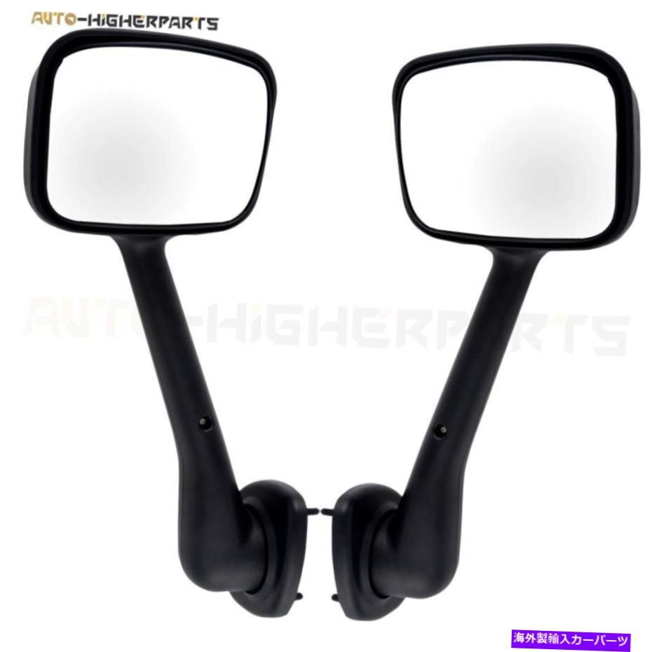 USミラー LH+RH SIDE HOOD BLACK MIRRORSペアマニュアルFREIGHTLINER CASCADIA 2008-2016 LH+RH Side Hood Black Mirrors Pair Manual For Freightliner Cascadia 2008-2016【並行輸入品】