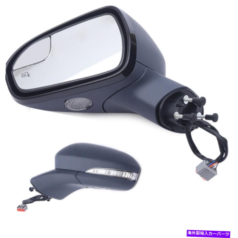 USミラー フォードフュージョン2013 15 2016ドライバーサイドマニュアルペイント可能な左パワーミラー Left Power Mirror For Ford Fusion 2013 14 15 2016 Driver Side Manual Paintable【並行輸入品】