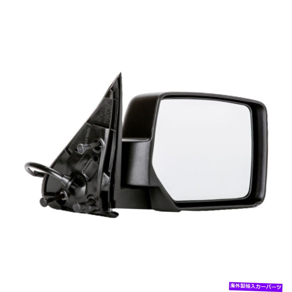USミラー Jeep Liberty 2008-2012ドアミラー助手席側|パワー|加熱されたテクスチャー For Jeep Liberty 2008-2012 Door Mirror Passenger Side | Power | Heated Textured【並行輸入品】