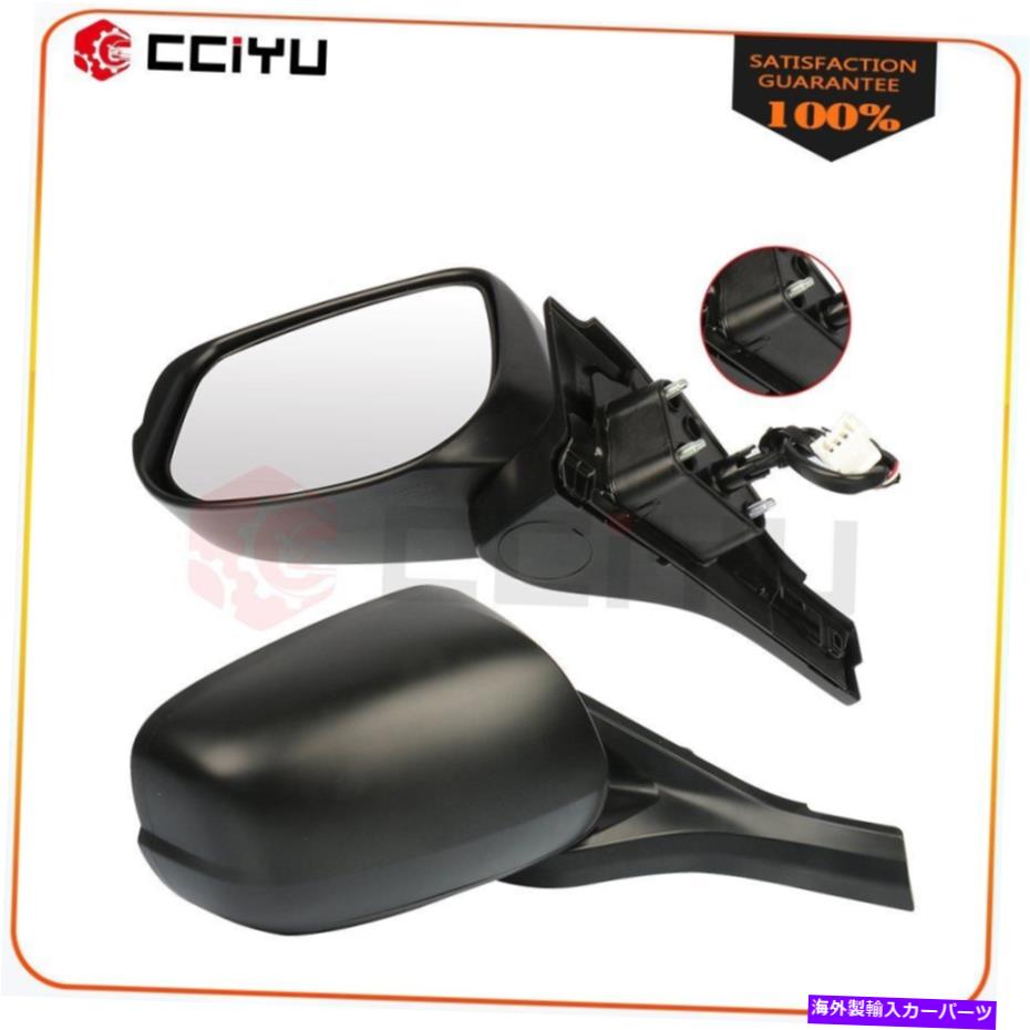 USミラー 2010-2014 Honda InsightLXモデルミラーブラック2 PCSパワーマニュアル折りたたみ Fits 2010-2014 Honda Insight LX Model Mirrors Black 2 PCS Power Manual Folding【並行輸入品】