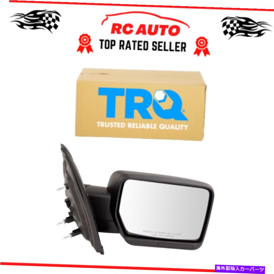 USミラー TRQミラーパワーテクスチャブラック助手席側右RHの09-14 FORD F150 NEW TRQ Mirror Power Textured Black Passenger Side Right RH for 09-14 Ford F150 New【並行輸入品】