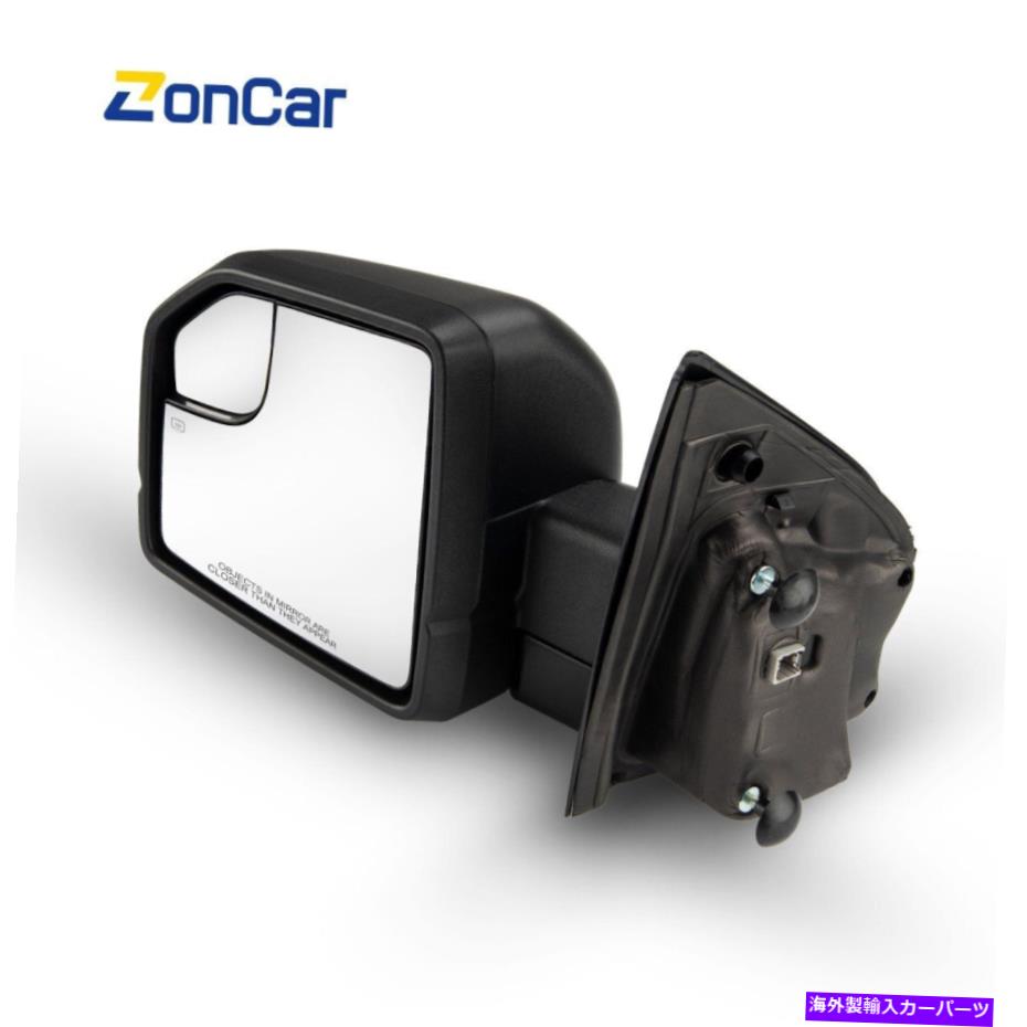 USミラー 2015-2019のけん引ミラードライバーサイドフォードF150パワー加熱LEDターンシグナル Towing Mirrors Driver Side For 2015-2019 Ford F150 Power Heated LED Turn Signal【並行輸入品】
