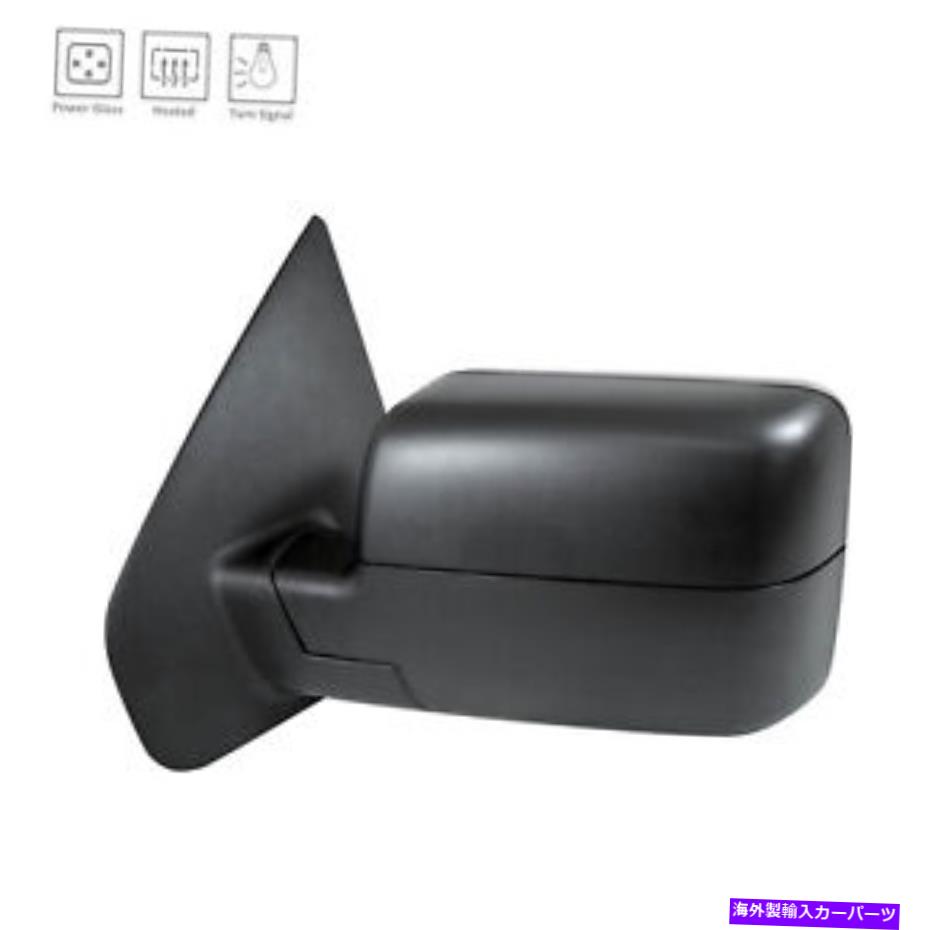 USミラー テクスチャドライバーサイドミラーパワーマニュアル折りたたみ加熱w/信号128-800 Textured Driver Side Mirror Power Manual Folding Heated w/Signal 128-800【並行輸入品】
