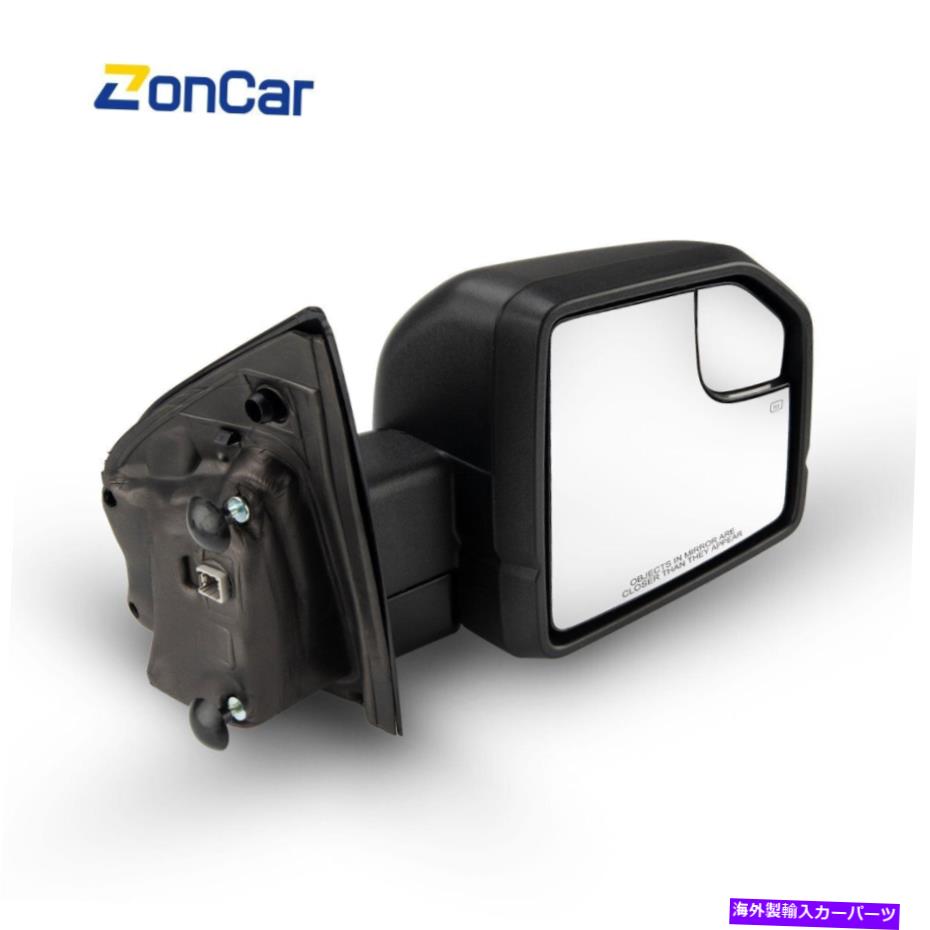 USミラー F150 2015 2016 2017 2018 Power Heated LED信号サイドミラーの右乗客 Right Passenger For F150 2015 2016 2017 2018 Power Heated LED Signal Side Mirror【並行輸入品】
