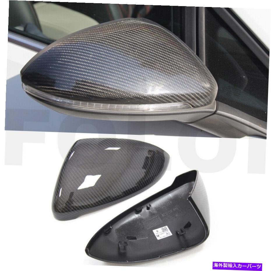 USミラー 14-19 VWゴルフMK7 GTIジェッタグリの本物のカーボンファイバーサイドミラーカバーの交換 Real Carbon Fiber Side Mirror Cover Replace For 14-19 VW GOLF MK7 GTI Jetta GLI【並行輸入品】 43,098円