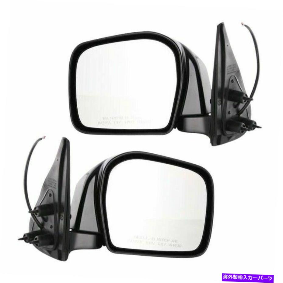 USミラー 2001年から2004年のパワーミラーセットトヨタタコマプライミングマニュアル折りたたみ Power Mirror Set For 2001-2004 Toyota Tacoma Primed Manual Folding【並行輸入品】