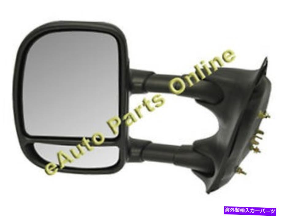 USミラー サイドビューミラー99-01フォードF250/F350マニュアルテレスコピックLH SIDE VIEW MIRROR 99-01 FORD F250/F350 MANUAL TELESCOPIC LH【並行輸入品】
