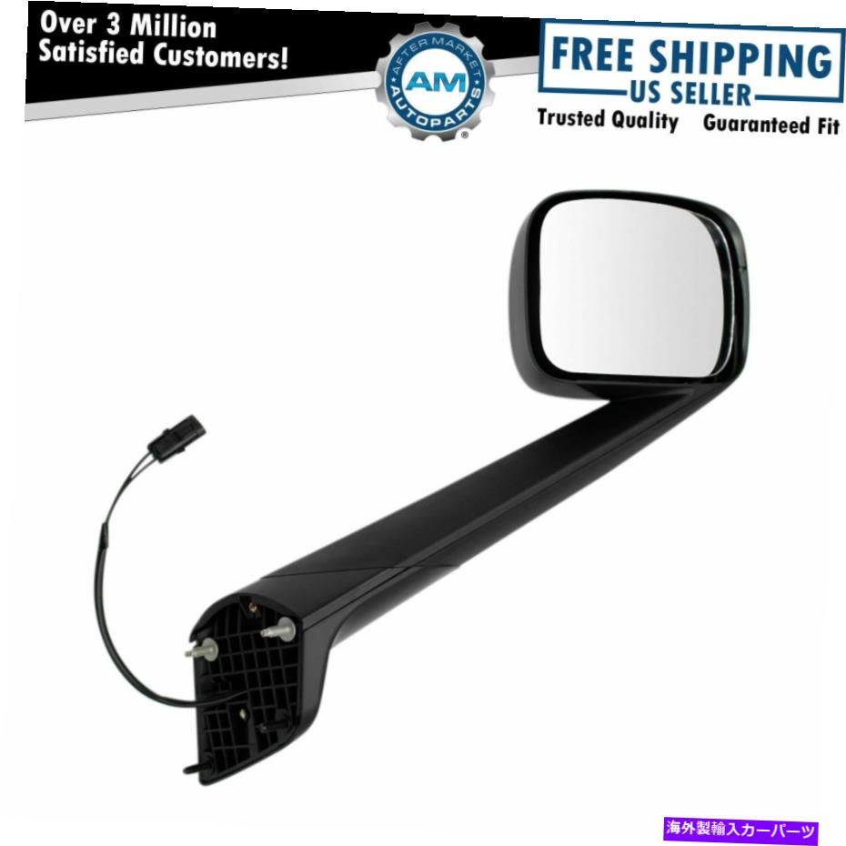USミラー エクステリアフードマウントブラックミラーの乗客側RHフリーフィートライナーカスカディア Exterior Hood Mounted Black Mirror Passenger Side RH for Freightliner Cascadia【並行輸入品】 43,098円