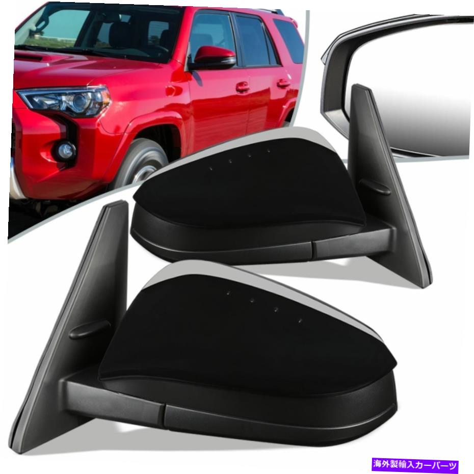 USミラー フィット14-16トヨタ4runnerペアパワー+加熱サイドドアミラーTO1320313 TO1321313 Fit 14-16 Toyota 4Runner Pair Power+Heated Side Door Mirror TO1320313 TO1321313【並行輸入品】