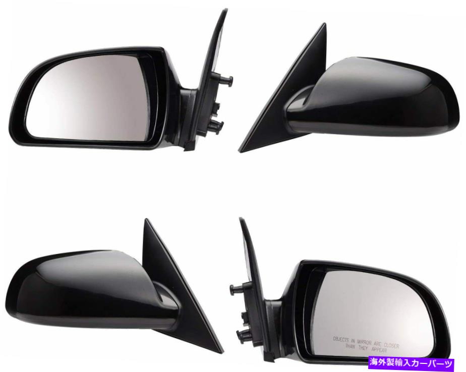USミラー ペア交換ミラー2006-2010ヒュンダイソナタドライバーと助手席側のパワー Pair Replacement Mirror 2006-2010 Hyundai Sonata Driver & Passenger Side Power【並行輸入品】