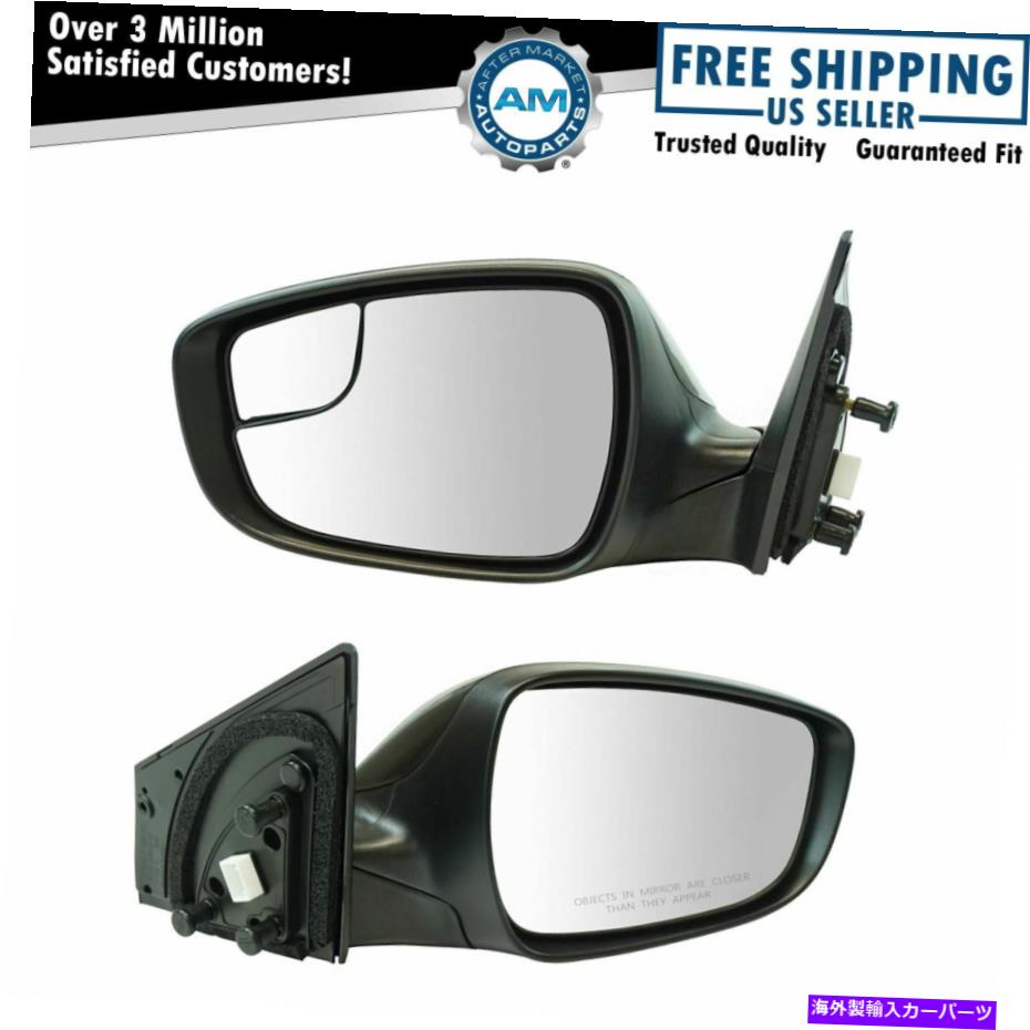 USミラー サイドビュードアミラーエラントラのペアに合うように加熱されたペイント Side View Door Mirror Power Heated Paint to Match Pair for Elantra New【並行輸入品】