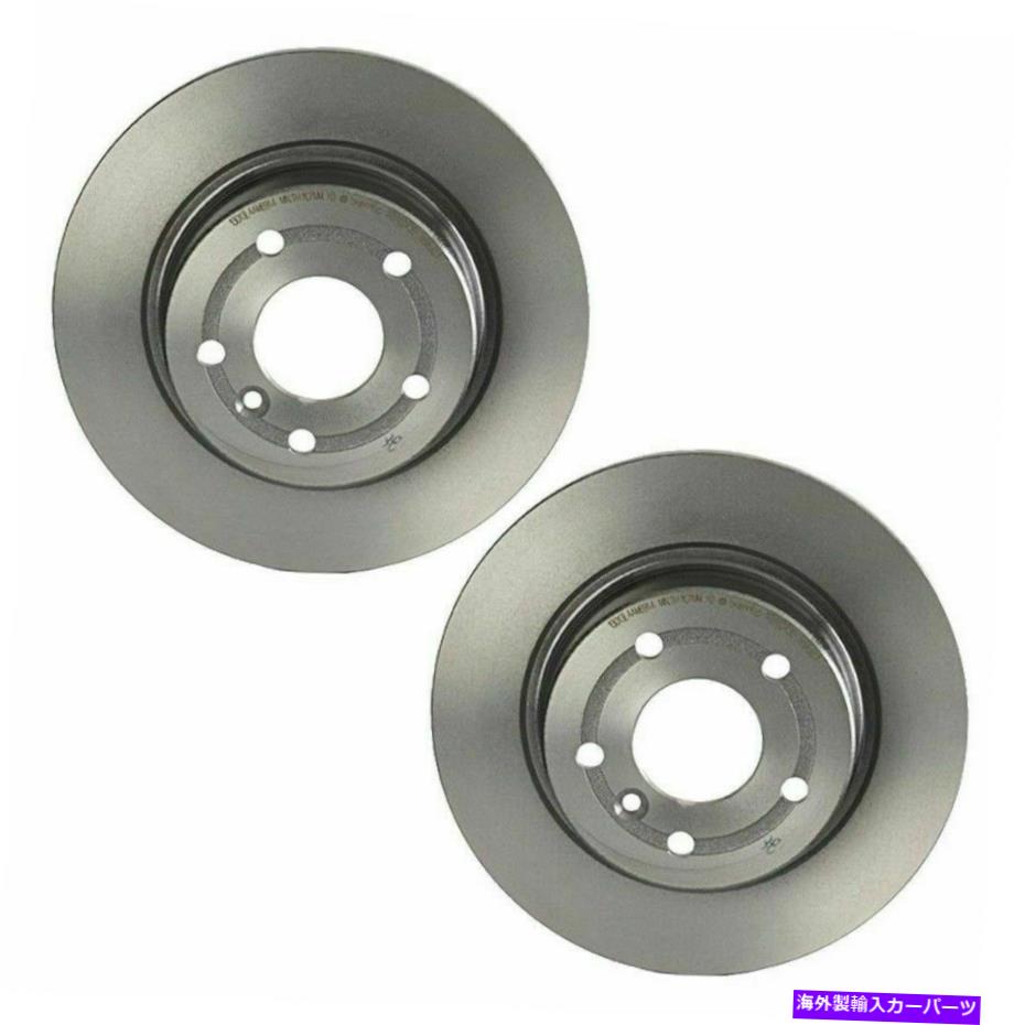 brake disc rotor 2つのリアディスクブレーキローターのレンジローバーディスカバリーセットブレンボソリッド304x12.6 For Range Rover Discovery Set of 2 Rear Disc Brake Rotors Brembo Solid 304x12.6【並行輸入品】