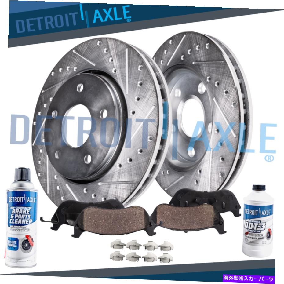 brake disc rotor 286mmフロントドリルローター1993-1997 BMW 318i 318is 325isのセラミックブレーキパッド 286mm Front Drilled Rotors Ceramic Brake Pads for 1993-1997 BMW 318i 318is 325is【並行輸入品】