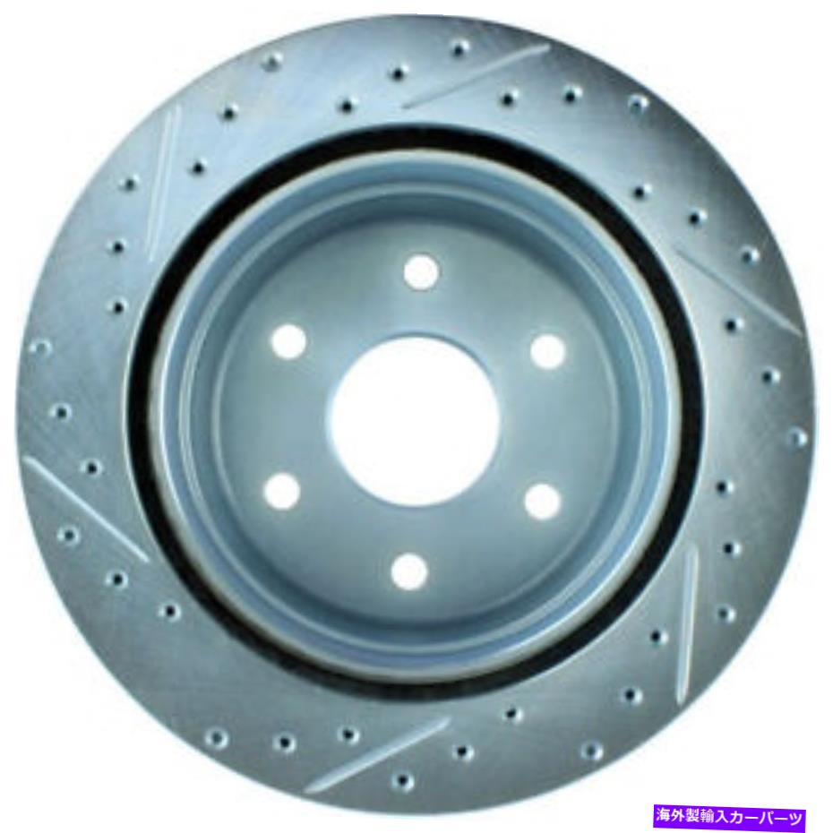 brake disc rotor ディスクブレーキローター-C-TEKスポーツドリル/スロット付きディスクリア左中心227.66045L Disc Brake Rotor-C-TEK Sport Drilled/Slotted Disc Rear Left Centric 227.66045L【並行輸入品】