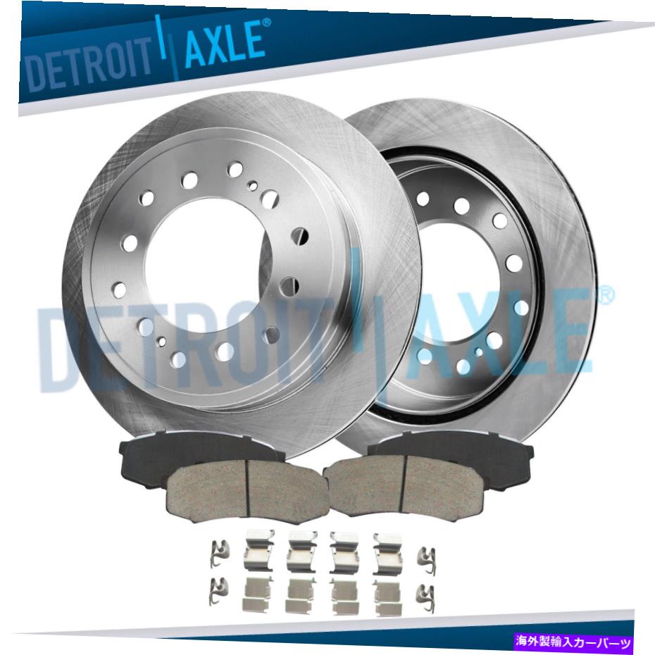 brake disc rotor トヨタセコイアFJクルーザー4runner GX470用のリアブレーキローター +ブレーキパッドキット Rear Brake Rotors + Brake Pads Kit for Toyota Sequoia FJ Cruiser 4runner Gx470【並行輸入品】