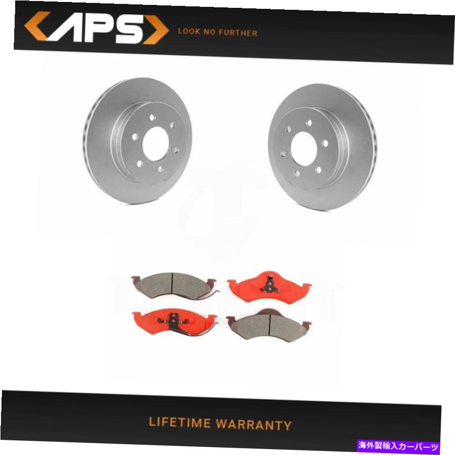 brake disc rotor ドッジダコタデュランゴ用のフロントセミメタリックブレーキパッドとローターキット Front Semi Metallic Brake Pads & Rotor Kit for Dodge Dakota Durango【並行輸入品】