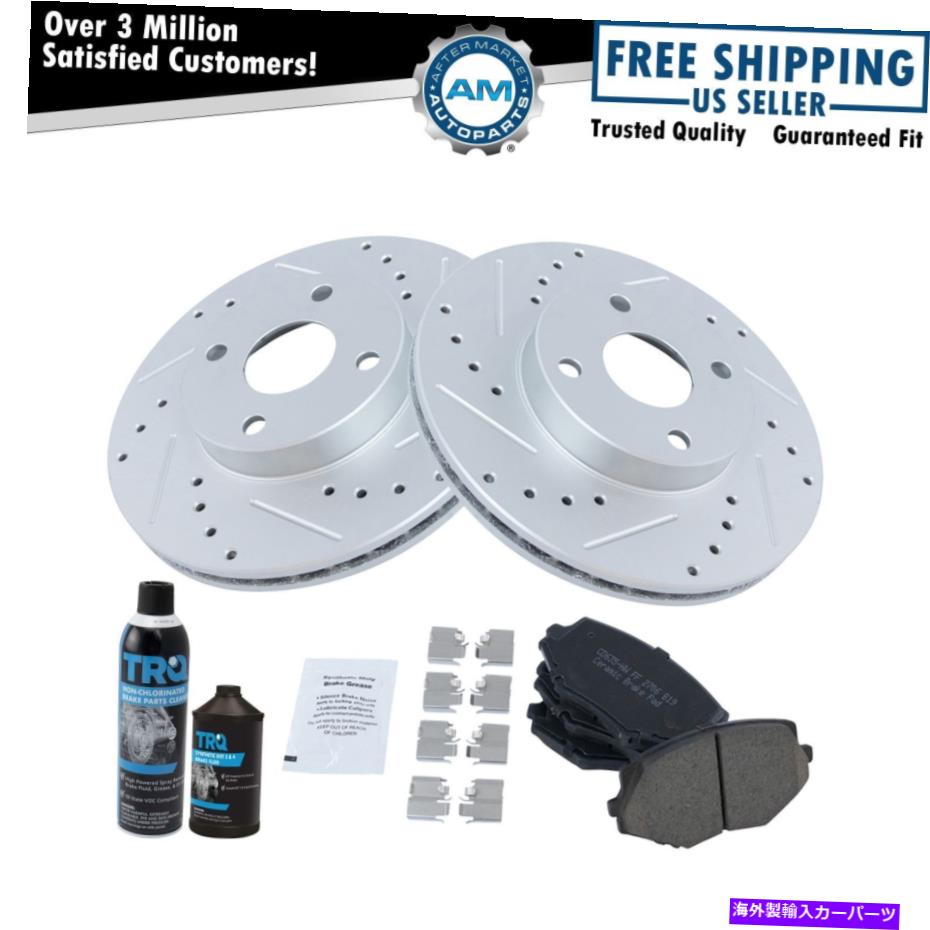 brake disc rotor 94-05のフロントセラミックブレーキパッド＆パフォーマンスローターキットMazda miata Front Ceramic Brake Pad & Performance Rotor Kit for 94-05 Mazda Miata【並行輸入品】