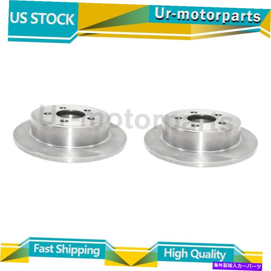 brake disc rotor （2）リアディスクブレーキローターデュラゴはジープリバティ2003-2007に適合します (2) Rear Disc Brake Rotor DuraGo Fits Jeep Liberty 2003-2007【並行輸入品】
