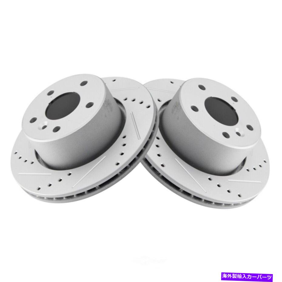 brake disc rotor ディスクブレーキローターセットTRQ BRA75038フィット99-04ランドローバーディスカバリー Disc Brake Rotor Set TRQ BRA75038 fits 99-04 Land Rover Discovery【並行輸入品】