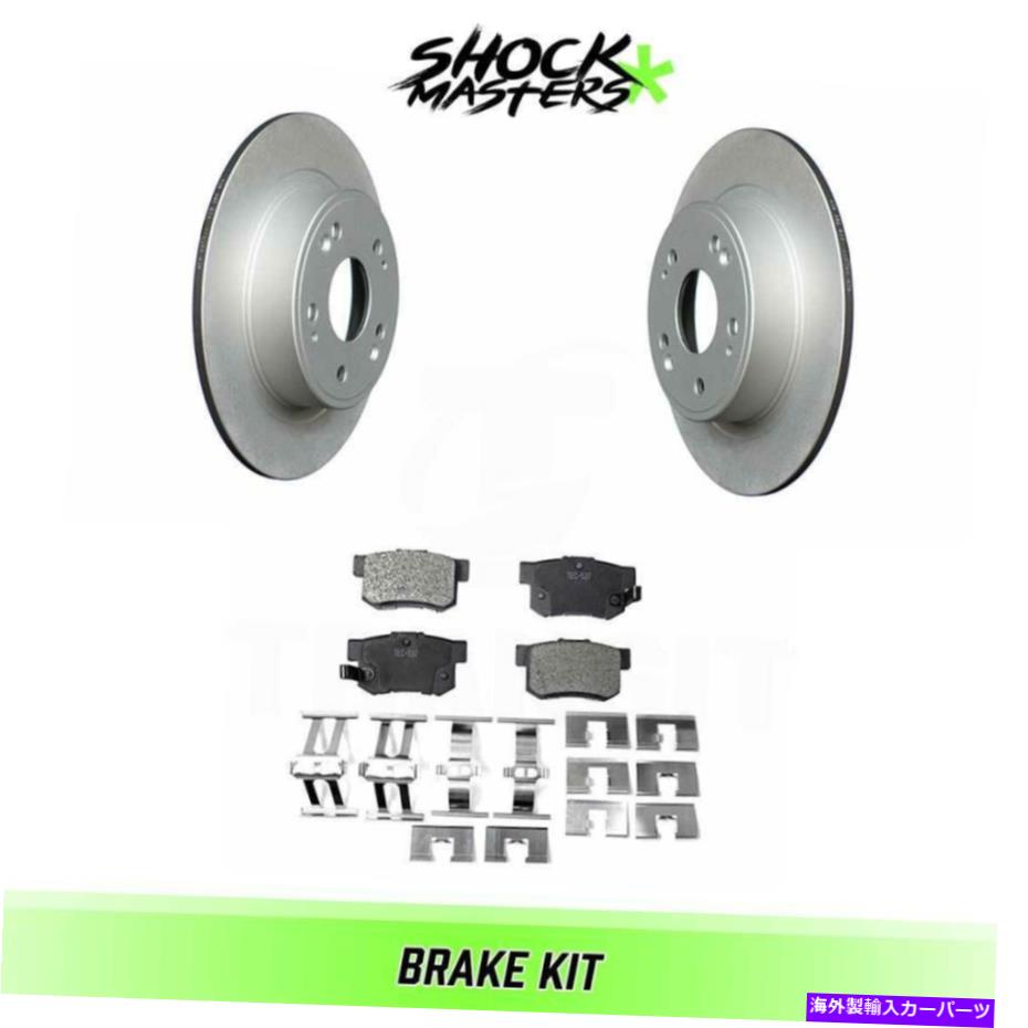 brake disc rotor 2016-2018 Acura ILXのリアセラミックブレーキパッド＆コーティングローターキット Rear Ceramic Brake Pad & Coated Rotor Kit for 2016-2018 Acura ILX【並行輸入品】