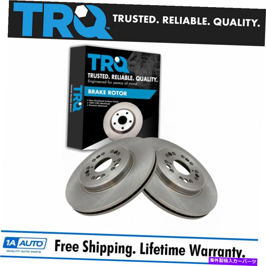 brake disc rotor 95-00 LS 400新規にセットされたTRQ VENTED FRONT DISC BRAKE ROTORペア TRQ Vented Front Disc Brake Rotor Pair Set for 95-00 LS 400 New【並行輸入品】