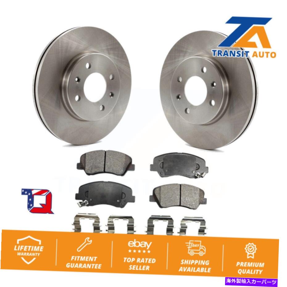 brake disc rotor フロントディスクブレーキローターとセラミックパッドキットヒュンダイアクセントキアリオ Front Disc Brake Rotors And Ceramic Pads Kit For Hyundai Accent Kia Rio【並行輸入品】 43,098円